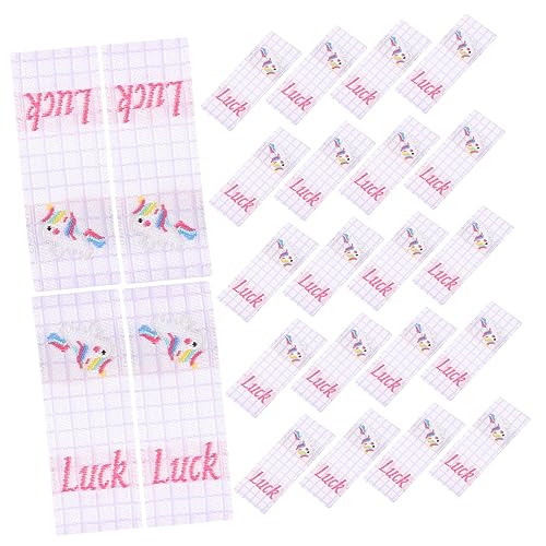 Housoutil 100 Stück Einhorntuch Kleidungsetiketten Name Handwerk-tag Für Kindertagesstätte Etikettendekor Hutetikett Selber Machen Diy -kleidungsetikett Stoff Violet von Housoutil