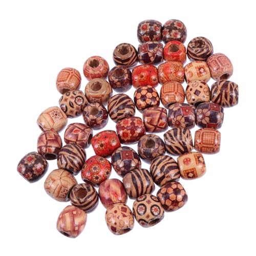 Housoutil 100 Stück Farbige Runde Holzperlen für DIY Schmuckherstellung Große für Armbänder und Bastelprojekte Housoutil 100 Stück Farbige Runde Holzperlen für DIY Schmuckherstellung Große für Armbänder und Bastelprojekte von Housoutil