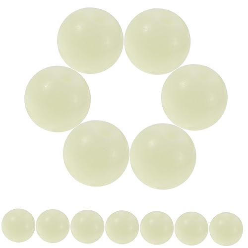 Housoutil 100 Stück Glasperlen Luminous Diy Perlen für Armbänder und Runde Glatte Glasperlen Verschiedenen Farben für Schmuckherstellung und Kreative Bastelprojekte von Housoutil