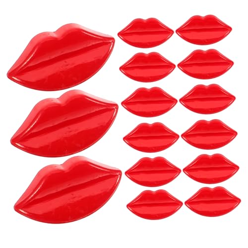 Housoutil 100 Stück Große Rote Lippenknöpfe aus Robustem Kunststoff Glatte Oberfläche Vielseitig Einsetzbar für DIY Kleidung Anzugknöpfe Mützen und Bastelprojekte zum Annähen und Dekorieren Housoutil 100 Stück Große Rote Lippenknöpfe aus Robustem Kunststoff Glatte Oberfläche Vielseitig Einsetzbar für DIY Kleidung Anzugknöpfe Mützen und Bastelprojekte zum Annähen und Dekorieren von Housoutil