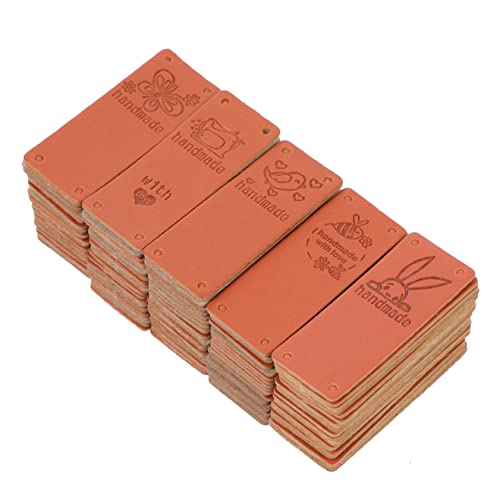 Housoutil 100 Stück Handgefertigtes Etikett Stoffanhänger Für Handgefertigte Artikel Nähen Von Kleidungsdekorationen Benutzerdefinierte Stoffetiketten Quilt-etiketten Nähetikett Leder Brown Housoutil 100 Stück Handgefertigtes Etikett Stoffanhänger Für Handgefertigte Artikel Nähen Von Kleidungsdekorationen Benutzerdefinierte Stoffetiketten Quilt-etiketten Nähetikett Leder Brown von Housoutil