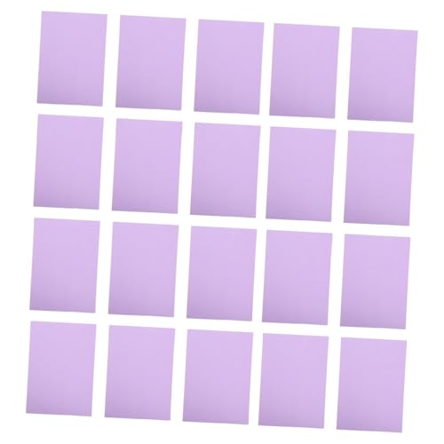 Housoutil 100 Stück Hellviolettes Origami -Karton Kopieren a4 Kopierpapier für Drucker Schüttgut Malmaterial leere papiere zum ausdrucken Kunstdruckpapier Zellstoffpapier Lavendel von Housoutil