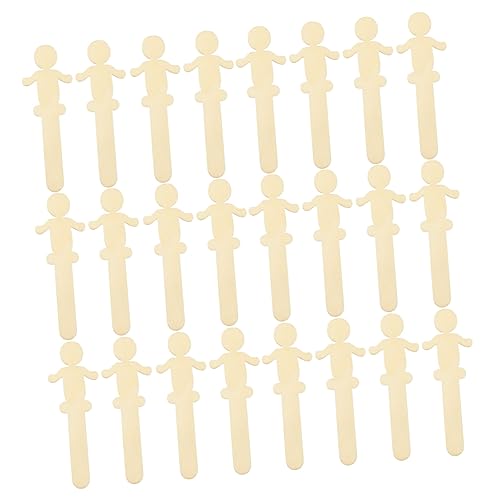Housoutil 100 Stück Holzschnittmuster Unbehandelte Holzscheiben für Diy Bastelprojekte zum Dekorieren und Gestalten von Kunstwerken für Aktivitäten von Housoutil