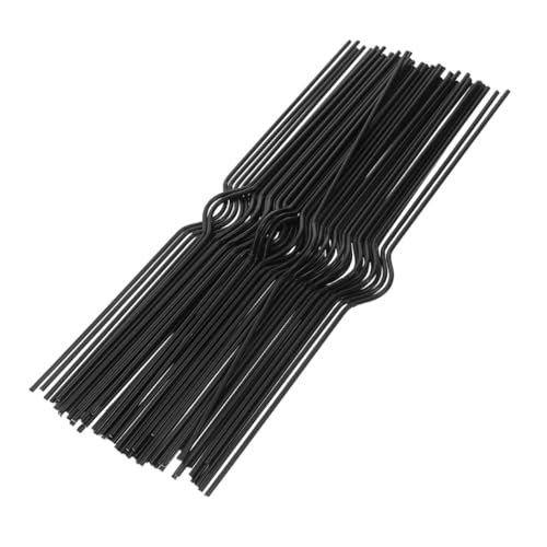 Housoutil 100 Stück Kalenderhaken Kalender-Wandaufhänger Wandkalenderhalter Wandkalender-Aufhänger Kalenderhalter Wandaufhänger Bilderrahmenhänge -Hardware Eisen Black von Housoutil