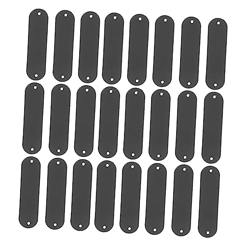 Housoutil 100 Stück Leeres Lederetikett Kleidungsetikett Handgefertigt Mit Namensstempel Für Kleidung Stoffetiketten Namensetiketten Für Kleidung Handgemachte Tags Hut-tags Black Kunstleder Housoutil 100 Stück Leeres Lederetikett Kleidungsetikett Handgefertigt Mit Namensstempel Für Kleidung Stoffetiketten Namensetiketten Für Kleidung Handgemachte Tags Hut-tags Black Kunstleder von Housoutil