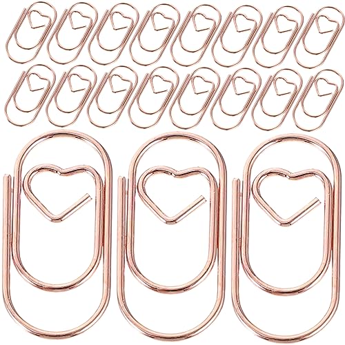 Housoutil 100 Stück Metall Mini Büroklammern Dekorative Papierclips für Dokumente Memos und Notizen Vielseitig Einsetzbar Stabil und Langlebig Housoutil 100 Stück Metall Mini Büroklammern Dekorative Papierclips für Dokumente Memos und Notizen Vielseitig Einsetzbar Stabil und Langlebig von Housoutil