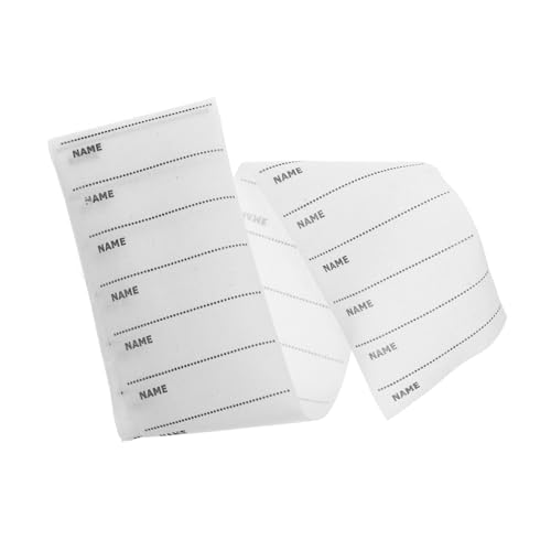 Housoutil 100 Stück Namens Bügelaufkleber Wäschemarker Namensstempel Für Kinderkleidung Namensschild Aufkleber Für Kleidung Kleidungsanhänger Etiketten Stoffmarker Permanent Für von Housoutil