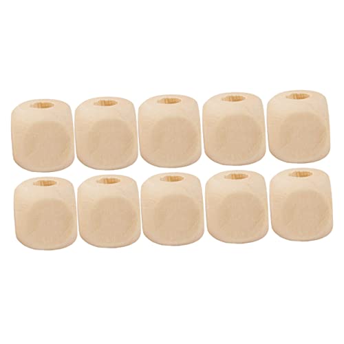 Housoutil 100 Stück Naturholzperlen Diy Bastelperlen für Schmuckherstellung Kreative Holzperlen mit Löchern für Armbänder und Heimdekoration Handgemachte Bastelmaterialien Housoutil 100 Stück Naturholzperlen Diy Bastelperlen für Schmuckherstellung Kreative Holzperlen mit Löchern für Armbänder und Heimdekoration Handgemachte Bastelmaterialien von Housoutil