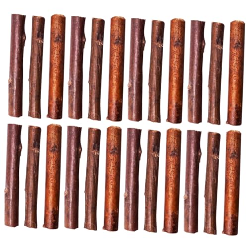 Housoutil 100 Stück Naturholzstäbe für Bastelprojekte Holzdeko für Kindergarten Garten Zuhause und Partys Robuste Handwerklich Gefertigte Äste für Diy Dekorationen von Housoutil