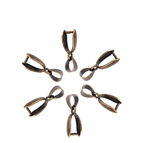 Housoutil 100 Stück Quetschperlen Schmuck Zubehör Bronze Diy Anhängerverbinder Langlebig und Einfach zu Verwenden für Schmuckstücke und Projekte von Housoutil