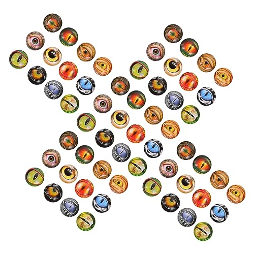 Housoutil 100 Stück Runde Schmuckstein Patches Diy Bastelmaterial für Einzigartigen Schmuck Vielseitige Patches für Ohrringe Manschettenknöpfe und Ringe für Kreative Schmuckgestaltung von Housoutil