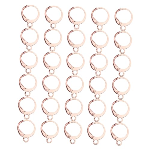 Housoutil 100 Stück Runde französische Ohrhaken Gold Ohrringe für die Schmuckherstellung Schlüssel schmuck machen ohrring set Ohrschmuck-Accessoire Schmuckzubehör Beschichtungslegierung Housoutil 100 Stück Runde französische Ohrhaken Gold Ohrringe für die Schmuckherstellung Schlüssel schmuck machen ohrring set Ohrschmuck-Accessoire Schmuckzubehör Beschichtungslegierung von Housoutil