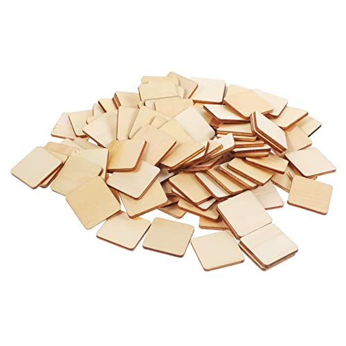 Housoutil 100 Stück Unlackierte Holzblöcke für Diy Holzplatten für Bastelprojekte Quadratische Holzstücke Unvollendete Holzstücke für Kreative Handarbeiten Housoutil 100 Stück Unlackierte Holzblöcke für Diy Holzplatten für Bastelprojekte Quadratische Holzstücke Unvollendete Holzstücke für Kreative Handarbeiten von Housoutil