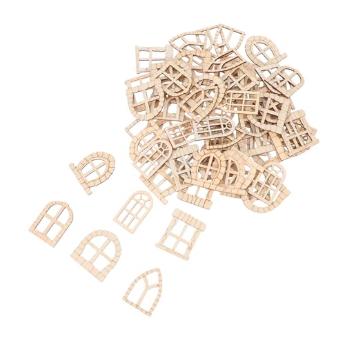 Housoutil 100 Stück Unvollendete Feentüren Holz Miniature Gartendekoration für Fenster und DIY Projekte für Romantische Gartenarrangements Housoutil 100 Stück Unvollendete Feentüren Holz Miniature Gartendekoration für Fenster und DIY Projekte für Romantische Gartenarrangements von Housoutil