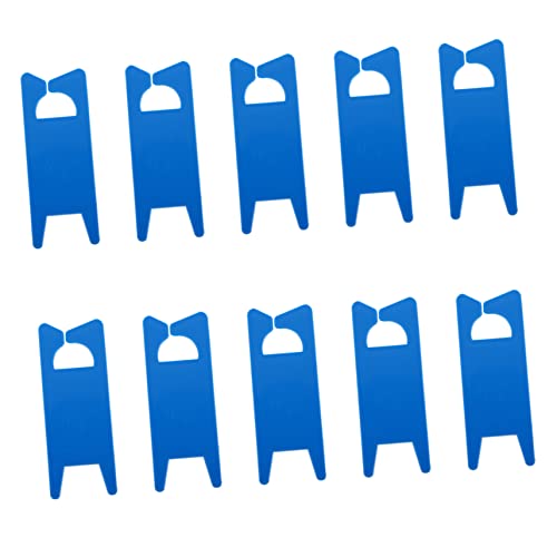 Housoutil 100 Stück Wickelplatte Garnständer Spulenhalter Für Nähmaschine Stickgarnablage Stickgarnspulenhalter Garnhalter DIY Maschinenstickgarn Blau Kunststoff von Housoutil
