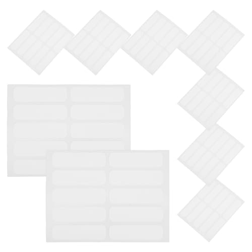 Housoutil 100 Stück waschbare Namensschilder aus Eisen für Kleidung, selbstklebend, beschreibbar, Stoffetiketten für Kindertagesstätte, Schulbedarf, Taschen, Schuhe, Flaschen, kein Bügeln erforderlich Housoutil 100 Stück waschbare Namensschilder aus Eisen für Kleidung, selbstklebend, beschreibbar, Stoffetiketten für Kindertagesstätte, Schulbedarf, Taschen, Schuhe, Flaschen, kein Bügeln erforderlich von Housoutil