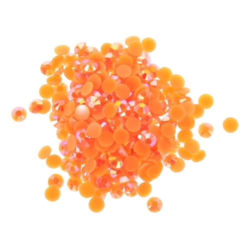 Housoutil 1000 Stück Strass mit flachem Boden glasperlen Orangefarbene Strasssteine mit flacher Rückseite Strasssteine orange Kürbis-Edelsteine orangefarbene Reize Harz Housoutil 1000 Stück Strass mit flachem Boden glasperlen Orangefarbene Strasssteine mit flacher Rückseite Strasssteine orange Kürbis-Edelsteine orangefarbene Reize Harz von Housoutil