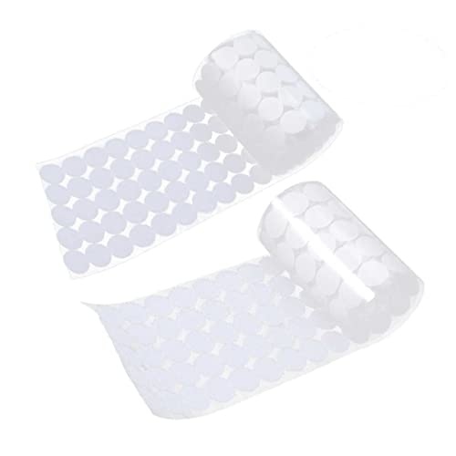 Housoutil 1000Stücke Selbstklebende Klettpunkte Rundes Klettband für Kleidungsstücke Doppelseitige Klebepads für Vielseitige Housoutil 1000Stücke Selbstklebende Klettpunkte Rundes Klettband für Kleidungsstücke Doppelseitige Klebepads für Vielseitige von Housoutil
