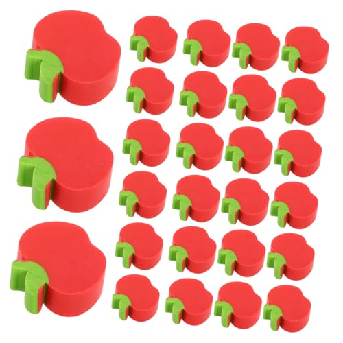 Housoutil 100Stücke Kawaii Radiergummis Fruchtform Lustige Mini Radiergummis für Schulzubehör und Kreative Giveaways für Kindergeburtstag Sicher und Einfach zu Bedienen von Housoutil