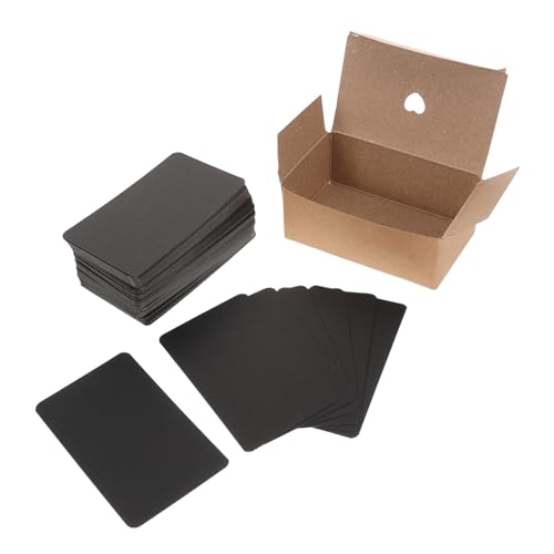 Housoutil 100Stücke Schwarze Leere Karteikarten Multifunktionale Blanko Karten für Notizen Bastelprojekte Lesezeichen und Unterschriften Beschreibbar Robust und Vielseitig Einsetzbar Housoutil 100Stücke Schwarze Leere Karteikarten Multifunktionale Blanko Karten für Notizen Bastelprojekte Lesezeichen und Unterschriften Beschreibbar Robust und Vielseitig Einsetzbar von Housoutil