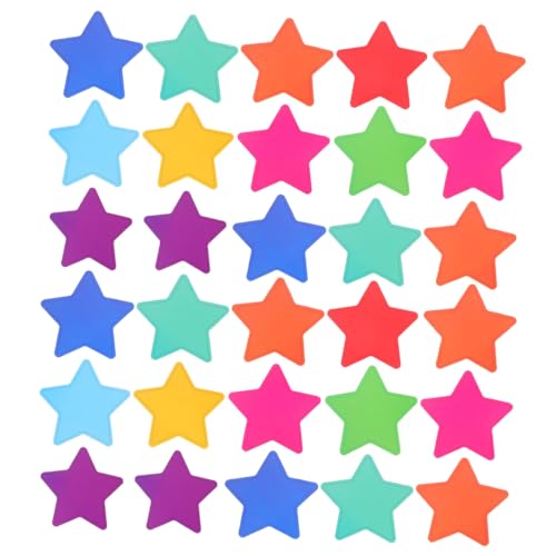 Housoutil 108 Stück Star Hollow -Ansage -Board Abschlussfeier dekorative Sterne Sterndekorationen für Wand Sterne für Schwarzes Brett patriotische Sternausschnitte Papier von Housoutil