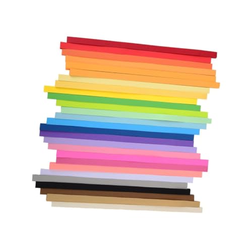 Housoutil 1080 Stück Bunte Origami Sternen Faltpapier Set in Farben für Kreative DIY Bastelprojekte mit Kindern Langlebig und Vielseitig Einsetzbar von Housoutil