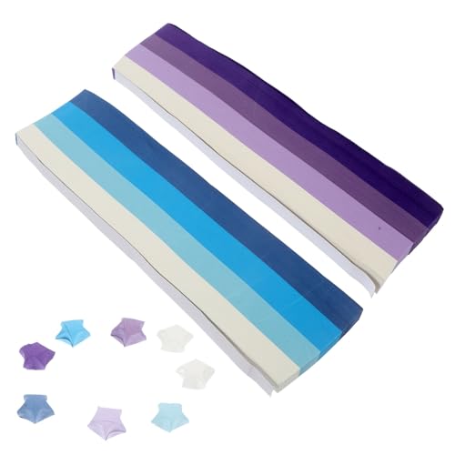 Housoutil 1080 Stück Fünfzackiger Origami-stern Dekorationen Machen Herstellung Streifen Falten Sterne Papier Housoutil 1080 Stück Fünfzackiger Origami-stern Dekorationen Machen Herstellung Streifen Falten Sterne Papier von Housoutil