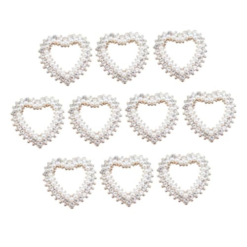 Housoutil 10Stücke Herzförmige Perlenverzierung Für DIY Schmuck Teiliges Mit Eleganten Kristallen Für Kleidung Taschen Und Hochzeitsaccessoires Housoutil 10Stücke Herzförmige Perlenverzierung Für DIY Schmuck Teiliges Mit Eleganten Kristallen Für Kleidung Taschen Und Hochzeitsaccessoires von Housoutil