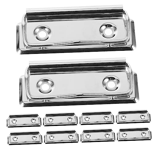 Housoutil 10Stücke Metall Klemmbretter Clips Robuste Klemmen für Büro Restaurant und Schule Praktisch und Langlebig für Menükarten und Notizen ohne Schutzkante Housoutil 10Stücke Metall Klemmbretter Clips Robuste Klemmen für Büro Restaurant und Schule Praktisch und Langlebig für Menükarten und Notizen ohne Schutzkante von Housoutil