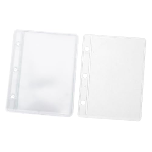 Housoutil 10Stücke Ordnertaschen Budgetumschläge aus Transparente Einlegeblätter für Binder für Dokumente Geld und Loseblätter Langlebig und Leicht von Housoutil