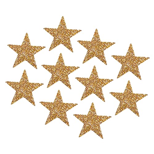Housoutil 10Stücke Rhinestone Sterne Applikationen Glitzernde Strass Aufnäher Zum Aufbügeln Für Kleidung Schuhe Und Taschen Eisen Applikationen Für DIY Projekte von Housoutil