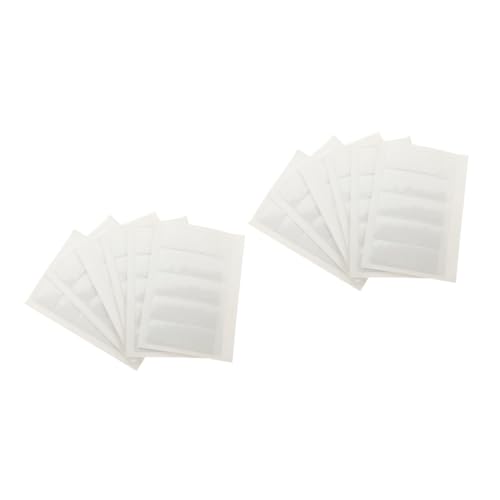 Housoutil 12 Blatt Selbstklebende Visitenkartenhalter aus PVC Transparent zur Organisation von Geschäftskarten und Indexkarten Passend für Whiteboards und Monitore von Housoutil