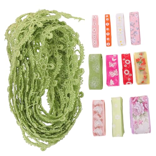 Housoutil 12 Rollen Farbiges Satinband Stoff Dekoratives Rotes Band Feste Geschenkbänder Weißes Praktisches Geschenkband Multifunktionales Kleiderband Stoffband Aus von Housoutil