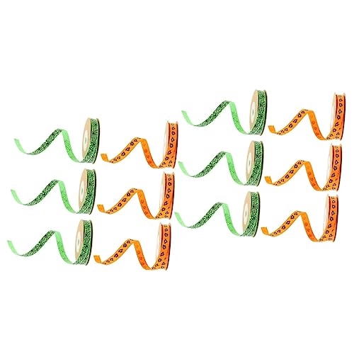 Housoutil 12 Rollen Halloween Geschenkband Spinnennetz Dekoratives Geschenkverpackungsband DIY Schleifenband Haltbar und Formstabil für Party und Basteln Housoutil 12 Rollen Halloween Geschenkband Spinnennetz Dekoratives Geschenkverpackungsband DIY Schleifenband Haltbar und Formstabil für Party und Basteln von Housoutil