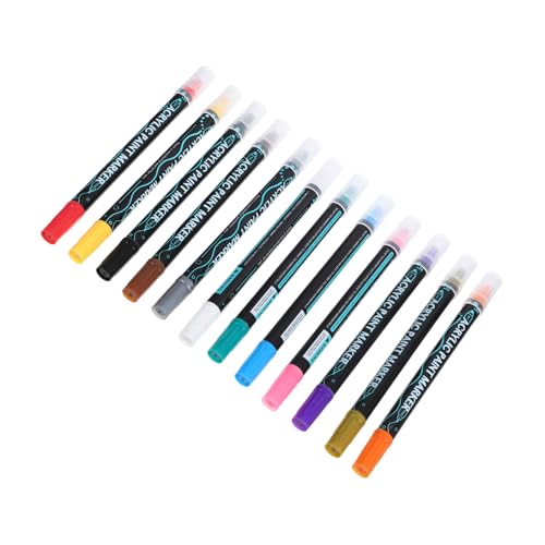 Housoutil 12 Stück Acryl-Farbstift Acrylmarker Acrylfarbenstifte Acrylfarben-Marker Farbmarkierungsstifte Kunstmalstifte Zeichenstifte Acrylstifte Farbmarker Stift malen Stifte Abs Housoutil 12 Stück Acryl-Farbstift Acrylmarker Acrylfarbenstifte Acrylfarben-Marker Farbmarkierungsstifte Kunstmalstifte Zeichenstifte Acrylstifte Farbmarker Stift malen Stifte Abs von Housoutil