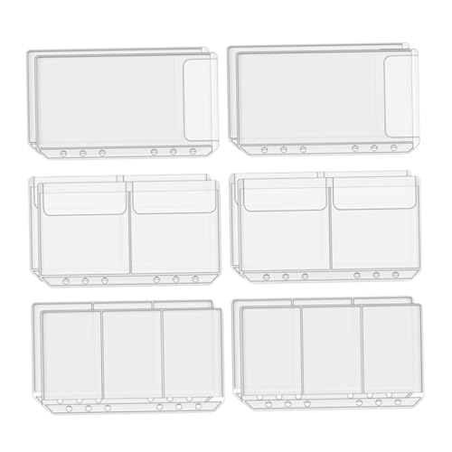 Housoutil 12 Stück Beutel Zum Organisieren Kleine Durchsichtige Beutel Mit Siegel Ordner Für Größe Behälter Lose Verpackung Tasche Büro Groß Klarer Bindemittel Nachfüllbeutel Pvc Transparent Housoutil 12 Stück Beutel Zum Organisieren Kleine Durchsichtige Beutel Mit Siegel Ordner Für Größe Behälter Lose Verpackung Tasche Büro Groß Klarer Bindemittel Nachfüllbeutel Pvc Transparent von Housoutil