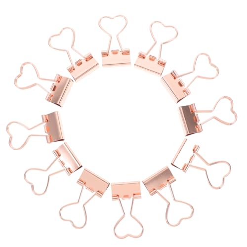 Housoutil 12 Stück Büroklammern Roségold Praktische Dokumenten Clips für Büro und Zuhause Stabil Einfach zu Handhaben für Studenten und Lehrer Kreatives Design Housoutil 12 Stück Büroklammern Roségold Praktische Dokumenten Clips für Büro und Zuhause Stabil Einfach zu Handhaben für Studenten und Lehrer Kreatives Design von Housoutil