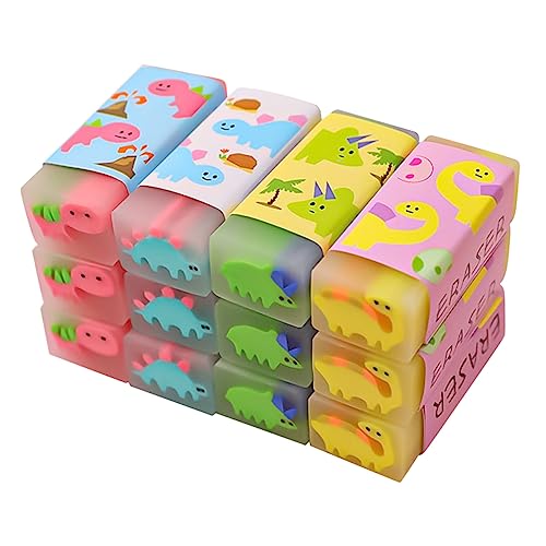 Housoutil 12 Stück Dinosaurier Radiergummi briefpapier erasers for Radiergummi für Bleistiftfehler Radiergummis für Mini-Radierer Kindergummi eraser süße Radiergummis PVC Housoutil 12 Stück Dinosaurier Radiergummi briefpapier erasers for Radiergummi für Bleistiftfehler Radiergummis für Mini-Radierer Kindergummi eraser süße Radiergummis PVC von Housoutil