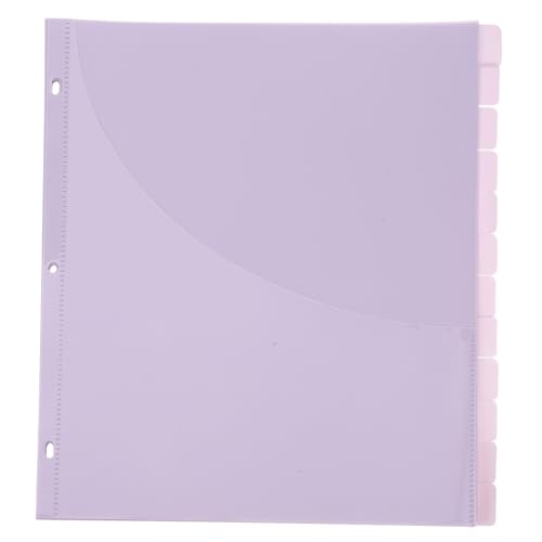 Housoutil 12 Stück Dokumententrenntasche mehrere Separator eingesteckt Trennzeichen Brief durchsichtige Geldumschläge Klare Ordnertrenner mit Taschen Klarsichttaschenordner pp Violett Housoutil 12 Stück Dokumententrenntasche mehrere Separator eingesteckt Trennzeichen Brief durchsichtige Geldumschläge Klare Ordnertrenner mit Taschen Klarsichttaschenordner pp Violett von Housoutil