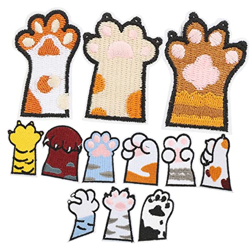 Housoutil 12 Stück Katzenpfoten Aufnäher Aufbügelbare Strapazierfähige Stoffpatches für Kleidung Taschen und Mehr für Diy Projekte und Designs Housoutil 12 Stück Katzenpfoten Aufnäher Aufbügelbare Strapazierfähige Stoffpatches für Kleidung Taschen und Mehr für Diy Projekte und Designs von Housoutil