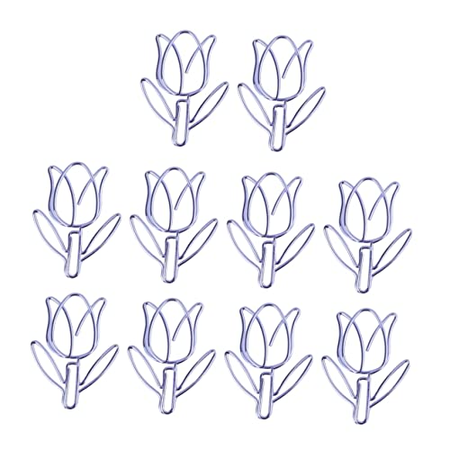 Housoutil 12 Stück Kreative Papierclips Tulpenform Büroklammern für Notizen Lesezeichen und Dokumente Langlebig und Stabil für Schule und Büro Housoutil 12 Stück Kreative Papierclips Tulpenform Büroklammern für Notizen Lesezeichen und Dokumente Langlebig und Stabil für Schule und Büro von Housoutil