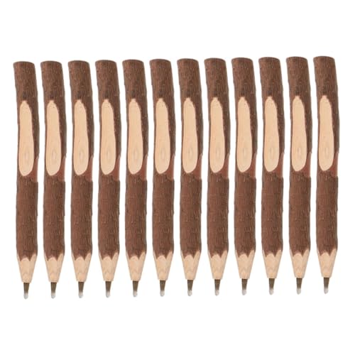Housoutil 12 Stück Kugelschreiber Aus Holz Kind Büro Stifte Für Tagebuch Griff Schreiben Punkt Lehrer Essentials Tinte Schwarze Stifte Schüttgutstifte Journalstifte Ästhetische Stifte Housoutil 12 Stück Kugelschreiber Aus Holz Kind Büro Stifte Für Tagebuch Griff Schreiben Punkt Lehrer Essentials Tinte Schwarze Stifte Schüttgutstifte Journalstifte Ästhetische Stifte von Housoutil