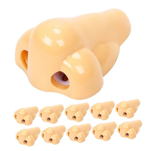 Housoutil 12 Stück Nasenspitzer Nasenform Nasen Bleistiftspitzer Schul Bleistiftspitzer Lustiger Cartoon Bleistiftspitzer Nasen Bleistiftspitzer Valentinstag von Housoutil