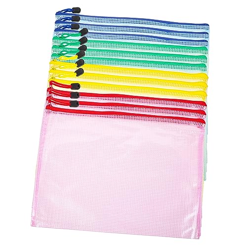 Housoutil 12 Stück Schreibbeutel Mit Aktenbeutel Taschen Veranstalter Dokumentieren Datei-organizer-tasche Datei Ordnertasche Aufbewahrungstasche Organisatoren Datei Transparent Pvc von Housoutil