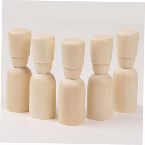 Housoutil 12 Stück Teiliges DIY Holzpuppen zum Bemalen Kindgerechte Holzfiguren mit Glatter Oberfläche Inspirierendes Bastelspielzeug Feinmotorik und Fantasie Leichte und Langlebige Puppen Housoutil 12 Stück Teiliges DIY Holzpuppen zum Bemalen Kindgerechte Holzfiguren mit Glatter Oberfläche Inspirierendes Bastelspielzeug Feinmotorik und Fantasie Leichte und Langlebige Puppen von Housoutil
