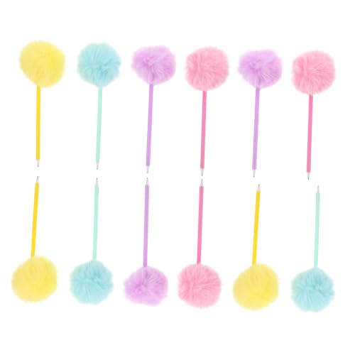 Housoutil 12 Stück Teiliges Flauschiger Pom Pom Kugelschreiber in Kreative Plüschkugelschreiber mit Langlebiger Dekorative Schreibgeräte für Schule Büro und Zuhause Housoutil 12 Stück Teiliges Flauschiger Pom Pom Kugelschreiber in Kreative Plüschkugelschreiber mit Langlebiger Dekorative Schreibgeräte für Schule Büro und Zuhause von Housoutil