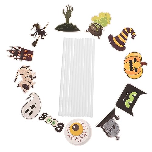 Housoutil 12 Stück Teiliges Halloween Cupcake Topper Kürbis Dekoration für Halloween Feiern für Kuchen Muffins und Festliche Anlässe Housoutil 12 Stück Teiliges Halloween Cupcake Topper Kürbis Dekoration für Halloween Feiern für Kuchen Muffins und Festliche Anlässe von Housoutil