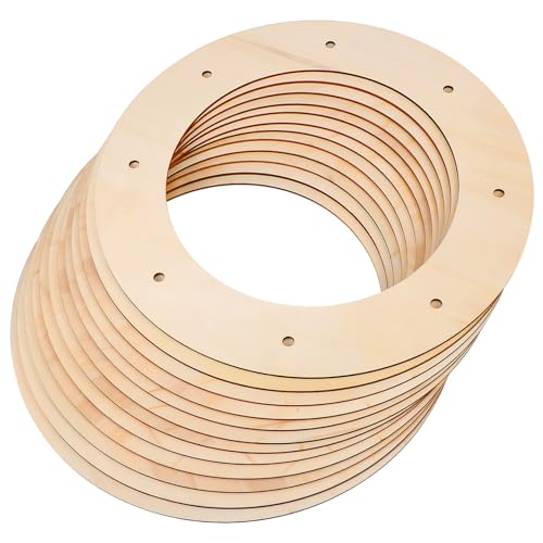 Housoutil 12 Stück Teiliges Holz Wreath für DIY Blumenkränze Robuste Bastelmaterialien für Weihnachtsdekorationen und Anlässe Außen Housoutil 12 Stück Teiliges Holz Wreath für DIY Blumenkränze Robuste Bastelmaterialien für Weihnachtsdekorationen und Anlässe Außen von Housoutil