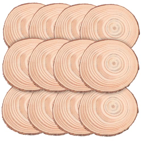 Housoutil 12 Stück Teiliges Runde Naturholzscheiben aus Unbehandeltem Kiefernholz Dicke Leichte Bastelholzscheiben zum Bemalen und Dekorieren für DIY Handwerk und Hochzeit Housoutil 12 Stück Teiliges Runde Naturholzscheiben aus Unbehandeltem Kiefernholz Dicke Leichte Bastelholzscheiben zum Bemalen und Dekorieren für DIY Handwerk und Hochzeit von Housoutil