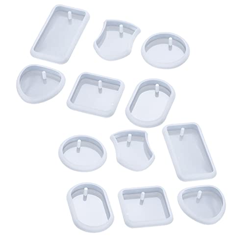 Housoutil 12 Stück Teiliges Silikonform für Diy Anhänger Epoxidharz Gießform für Schlüsselanhänger Schmuckherstellung Praktische und Wiederverwendbare Bastelwerkzeuge Housoutil 12 Stück Teiliges Silikonform für Diy Anhänger Epoxidharz Gießform für Schlüsselanhänger Schmuckherstellung Praktische und Wiederverwendbare Bastelwerkzeuge von Housoutil